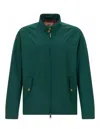 Baracuta Classic Bomber Jacket With Zip Closure