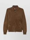 Baracuta Bomber Jacket Checked Lining In Brown