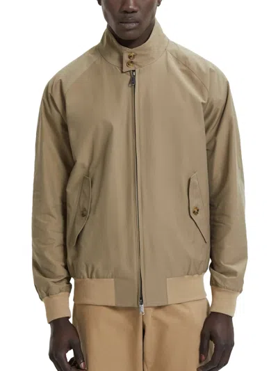 Baracuta Brown Bomber Jacket With Classic Silhouette
