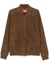 Baracuta Suede Jacket In Brown