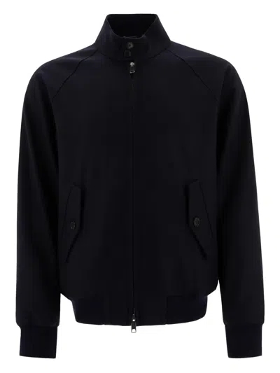 Baracuta Button-collar Jacket In Black