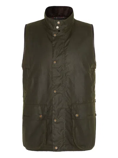 Baracuta Button-up Gilet In Brown