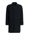 Baracuta Buttoned Coat In Blue