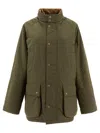 Baracuta Men's "casual Oversize Bedale" Parka In Brown