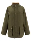 Baracuta Men's "casual Oversize Bedale" Parka In Brown