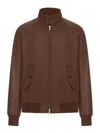 Baracuta Melton G9 Wool Jacket In Black