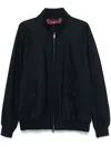 Baracuta Classic Bomber Jacket With Ribbed Detailing In Black