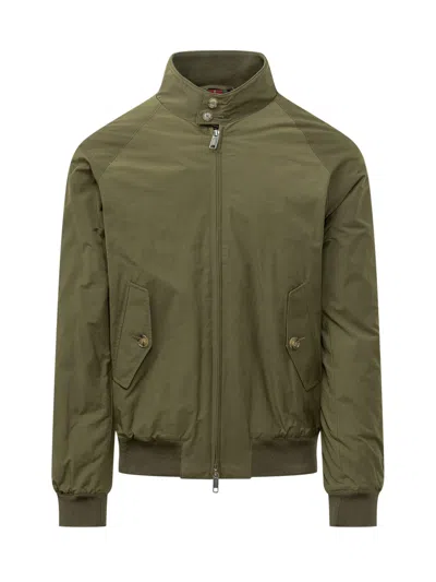Baracuta Classic G9 Jacket With Flap Pocket Detail In Green