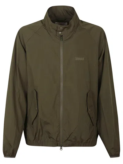 Baracuta Classic Neutrals Ripstop G9 Jacket With High Collar In Green