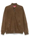 Baracuta Suede Jacket In Brown