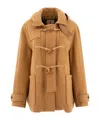 Baracuta Double Wool Coats In Brown