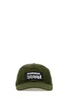 Baracuta England Army Green Polyester Blend Baseball Cap