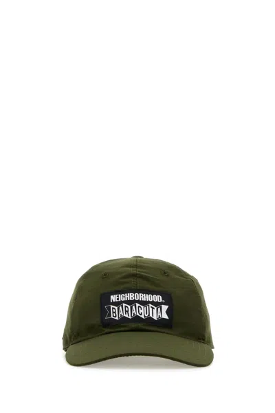 Baracuta England Army Green Polyester Blend Baseball Cap