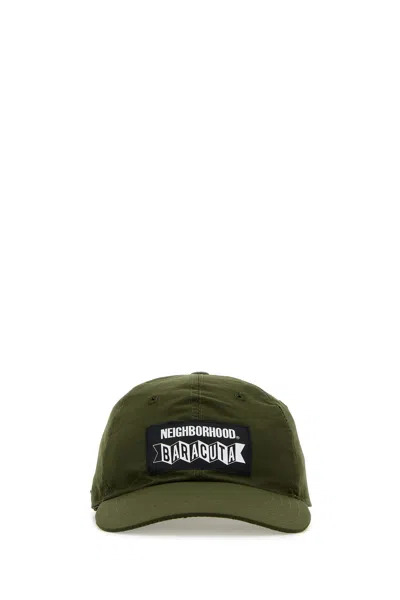 BARACUTA ENGLAND BARACUTA ENGLAND ARMY GREEN POLYESTER BLEND BASEBALL CAP