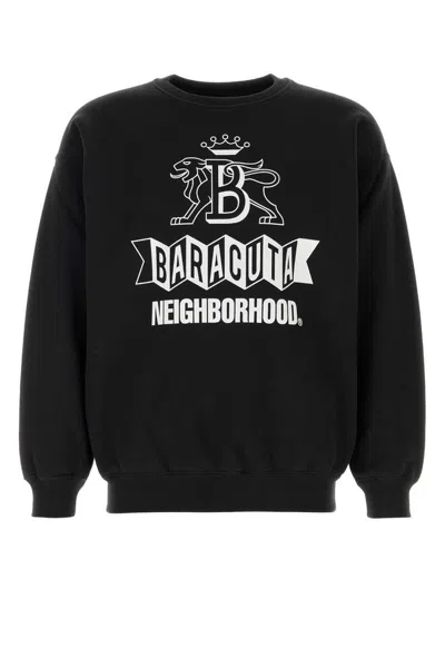 Baracuta Black Cotton Blend Oversize Sweatshirt