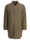 Baracuta Button-down Trench Coat In Brown