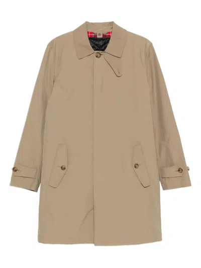 BARACUTA BARACUTA G10 DETACHABLE TRENCH COAT WITH WIND FLAP CLOTHING