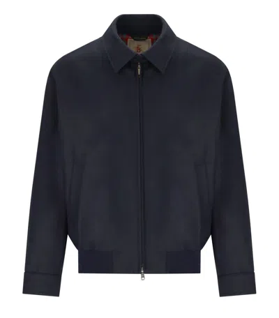 BARACUTA G18 MELTON BLU JACKET