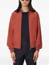 Baracuta G4 Cloth Zip-front Bomber Jacket In Red
