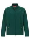 Baracuta G4 Mod Harrington Zip-front Jacket In Green