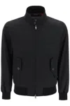 Baracuta Neighborhood G9 Logo-embroidered Shell Harrington Jacket In Black