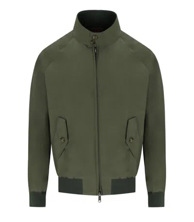 Baracuta G9 Harrington Army Bomber Jacket In Green