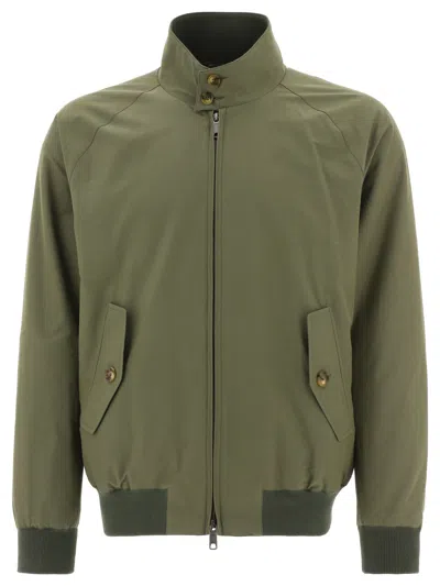 Baracuta G9 Harrington Green Polyester Bomber Jacket