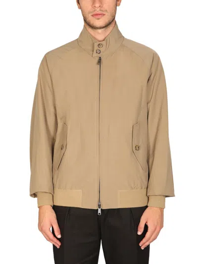 Baracuta G9 Harrington Zip-up Jacket In Neutral