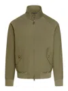 Baracuta G9 Harrington Jacket In Cotton Blend In Green