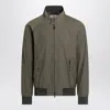 Baracuta Bomber-style Jacket With High Collar And Smooth Finish