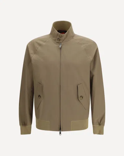 Baracuta Beige Polyester Jackets And Coat In Brown