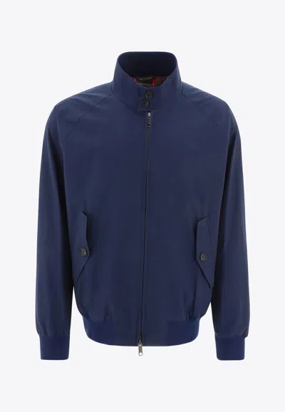 Baracuta G9 Harrington Zip-up Jacket In Blue
