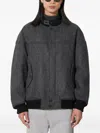 Baracuta G9 Herringbone Bomber Jacket In Gray