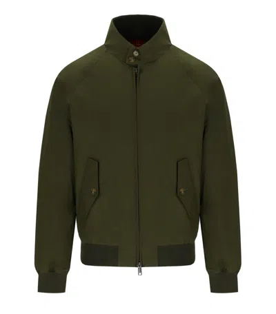 Baracuta G9 Thermal Cloth Green Bomber Jacket In Multi