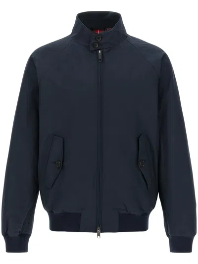 Baracuta G9 Thermal Lightweight Stand-collar Jacket In Blue