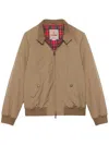 Baracuta Thermal Padded Jacket Ribbed Cuffs In Nude