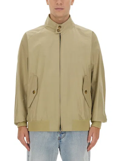 Baracuta Giacca In Tessuto Tecnico In Beige