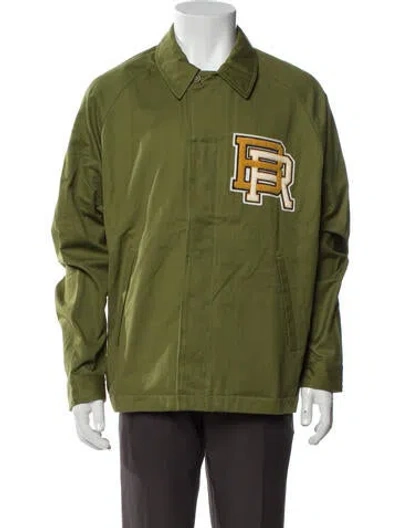 Pre-owned Baracuta Graphic Print Windbreaker W/ Tags In Green