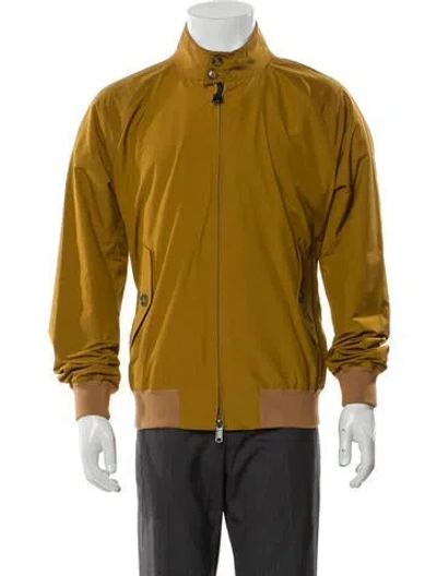 Pre-owned Baracuta Graphic Print Windbreaker W/ Tags In Yellow