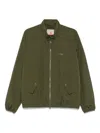 Baracuta G9 Bomber Jacket In Ripstop Nylon In Green