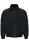 Baracuta Neighborhood G9 Logo-embroidered Shell Harrington Jacket In Blue