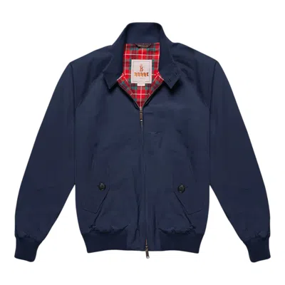 Baracuta Padded Jacket Featuring Stand-up Collar In Blue