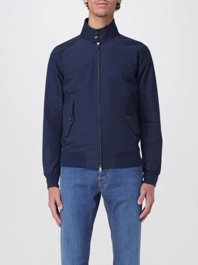 Baracuta Cotton Blend Jacket In Blue