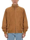 Baracuta Harrington G9 Wool Jacket In Beige