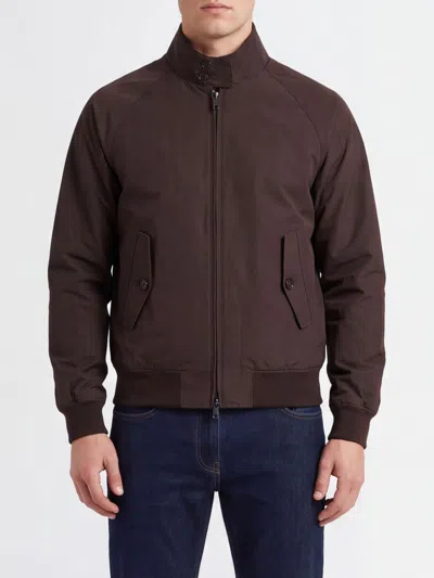 Baracuta Jacket Men Color Brown In Burgundy