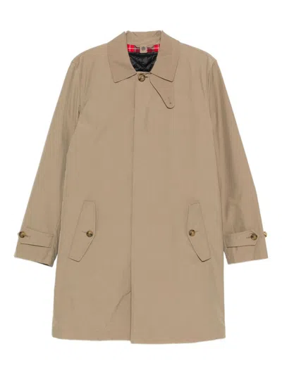 Baracuta Button-fastening Flap-pockets Trench Coat In Brown