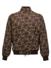 BARACUTA BARACUTA 'JACQUARD NEEDLES' BOMBER JACKET