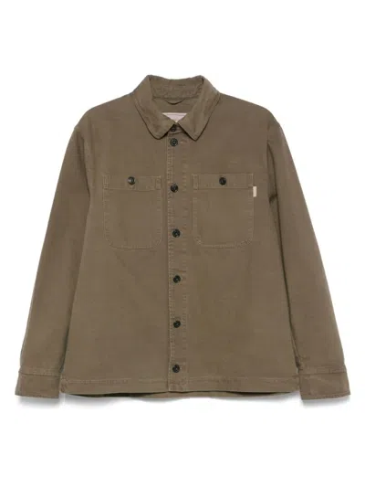 Baracuta Gd Canvas Bomber Jacket In Khaki