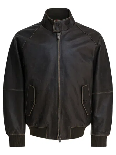 Baracuta Leather G9 In Brown