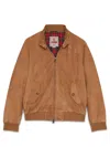 Baracuta Brown Leather Outerwear Jacket In Brown